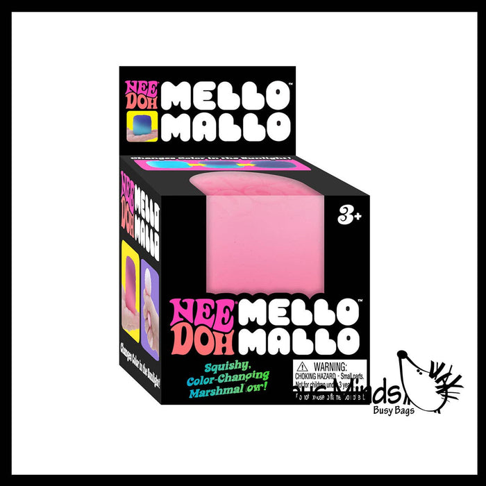 1 NeeDoh Mello Mallo Soft Doh Filled Stretch Ball
