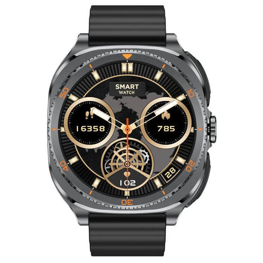 1.53-inch Display 2-in-1 Smart Sports Watch with a sleek design and digital interface.