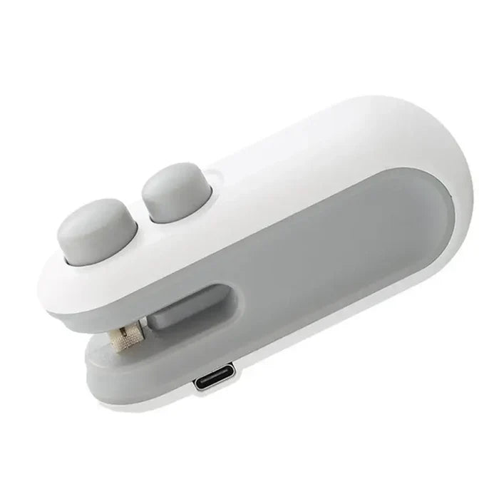 2 in 1 Mini Bag Sealer with Cutter USB C travel friendly tool