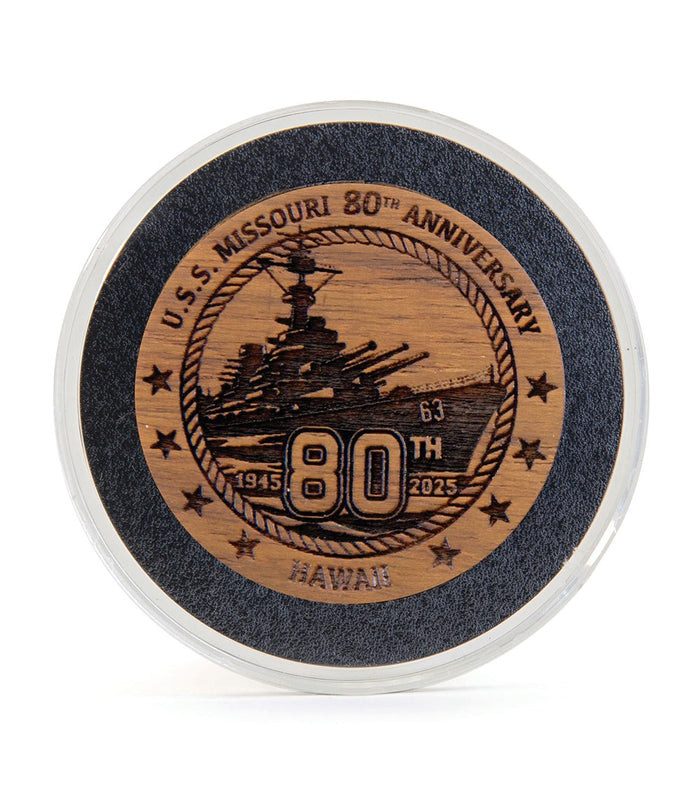80th Anniversary Teak Coin