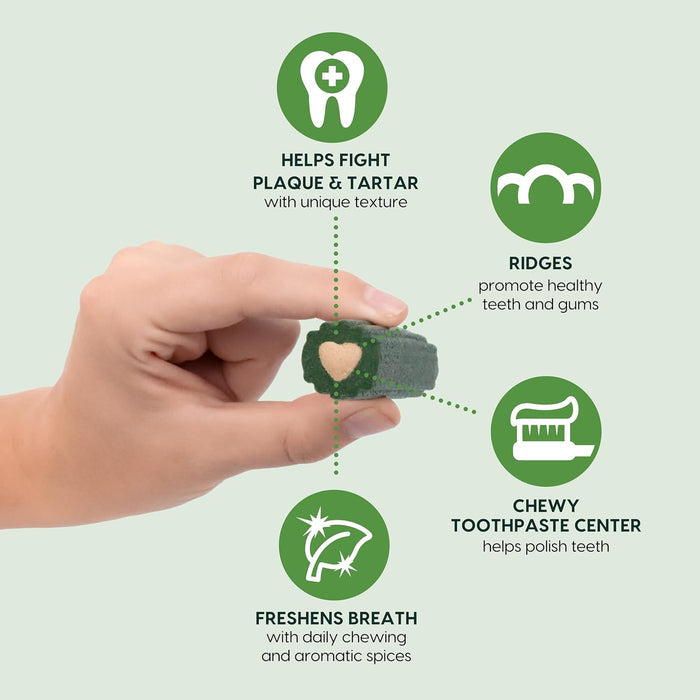 Ark Natural Brushless - Teeth Cleaning Dog Treats Toothpaste for Dogs - Dog.Dog.Cat.