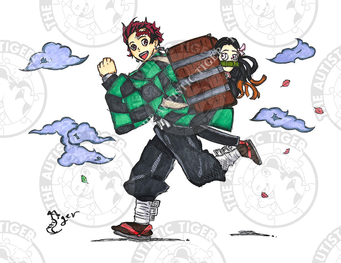 Art Print - A11 Tanjiro Kamado - Demon Slayer