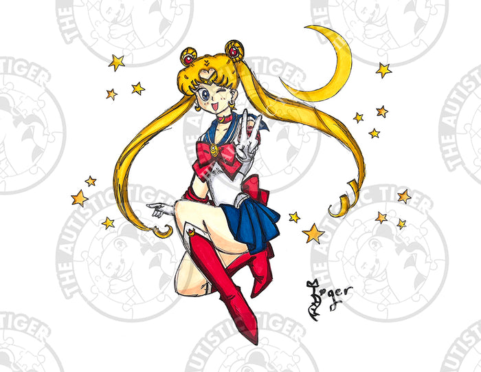 Art Print - A15 Usagi Tsukino - Sailor Moon
