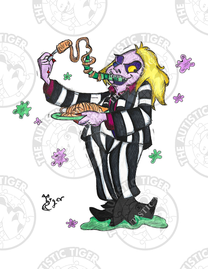 Art Print - H11 Beetlejuice Color