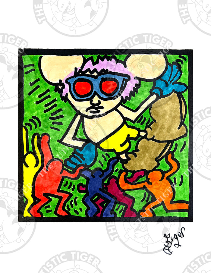Art Print - PA05 Andy Mouse 1 - Pop Art