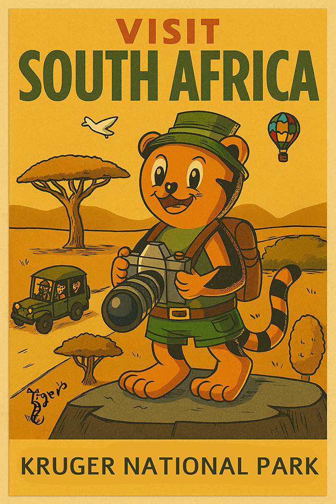 Art Print - PC08 Visit South Africa - TAT Postcard
