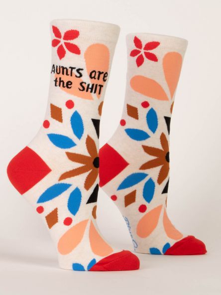 Aunts are the Shit - Women's Socks -Blue Q