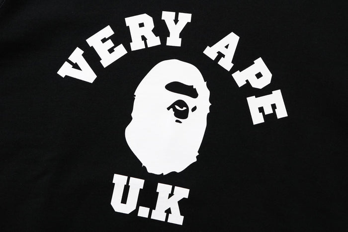 BAPE STORE LONDON VERY APE COLLEGE CREWNECK