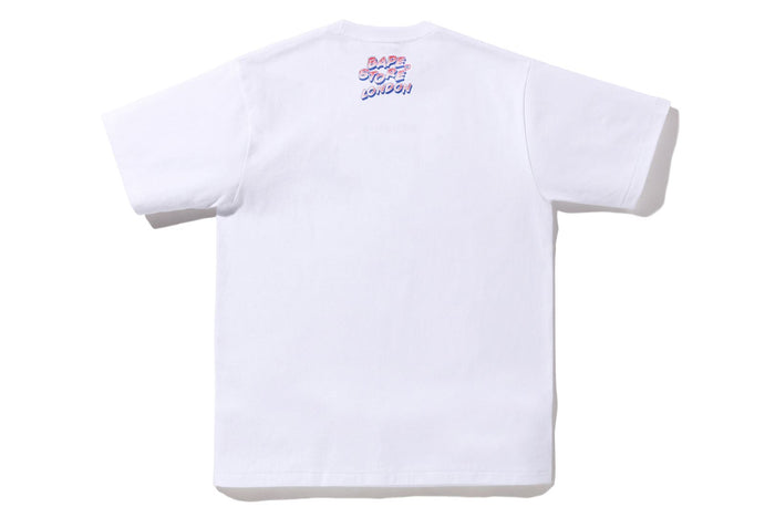 BAPE STORE® LONDON 1ST ANNIV. UNION JACK COLLEGE TEE
