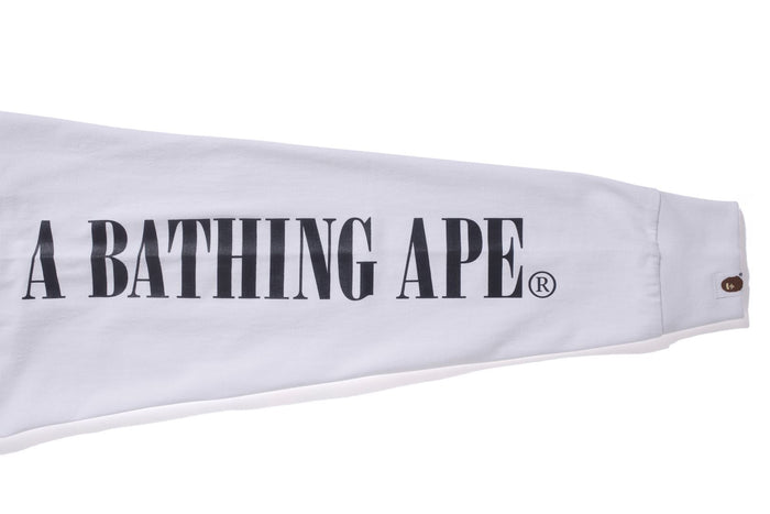 BAPE STORE® LONDON BAPE CHECK LOGO L/S TEE