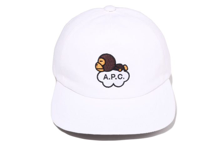 BAPE® X A.P.C. MILO COTTON CAP