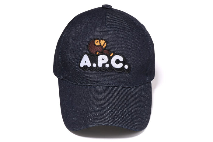 BAPE® X A.P.C. MILO ON APC DENIM CAP