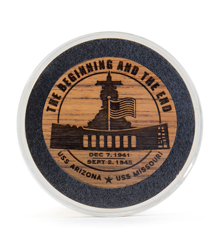 Beginning and End Teak Coin