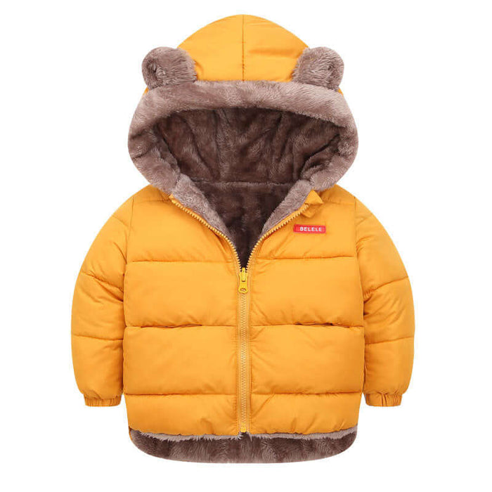 Boys Cotton Padded Winter Jacket cotton liner insulation.