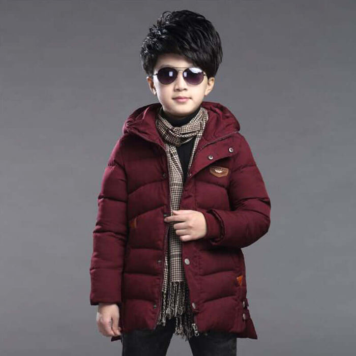 Boys Hooded Padded Jacket size 120 to 160.