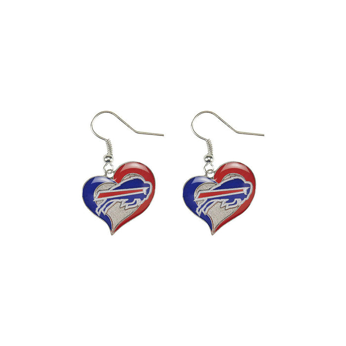 Buffalo Bills Logo Heart Earrings - Molly + Kate
