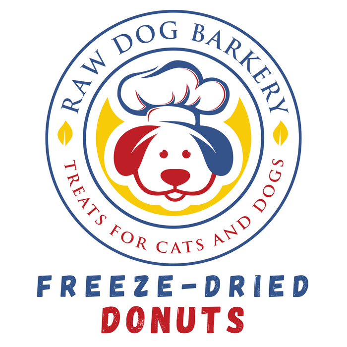 Chicken Donuts Freeze Dried Donuts hand made with Chicken and Veggies - Dog.Dog.Cat.