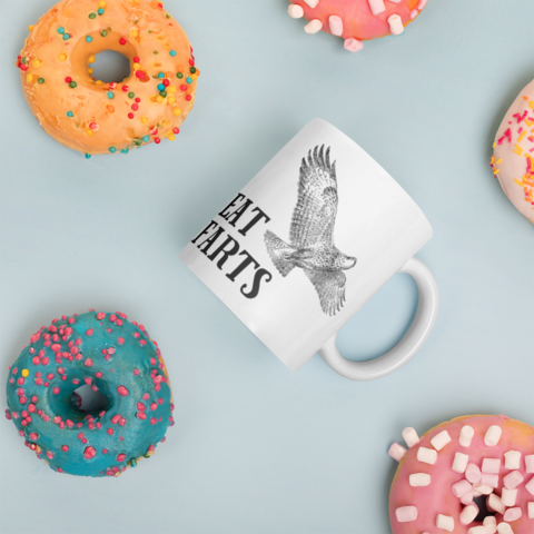 Eat Farts Bird Mug
