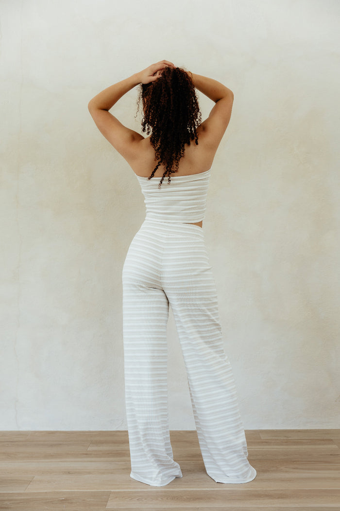 Cotton Striped Tube Top