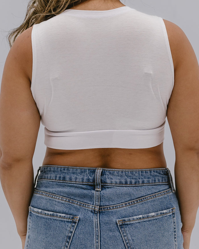 Crew Neck Tank Halftee Layering Top HALFTEE Layering Fashions- Tilden Co.