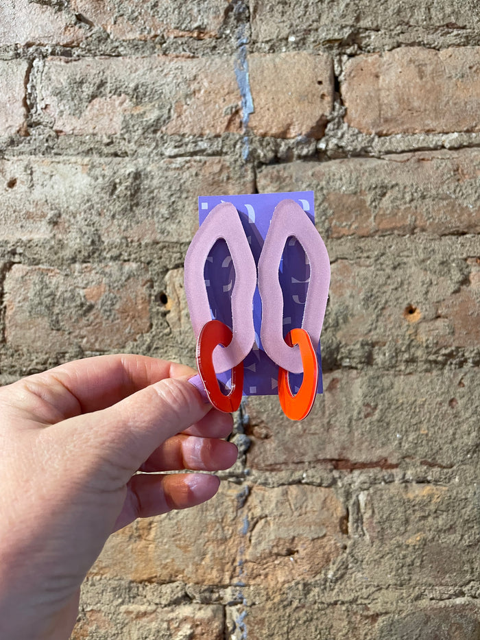 Double Link Lilac Punch - Eco-Resin by dconstruct