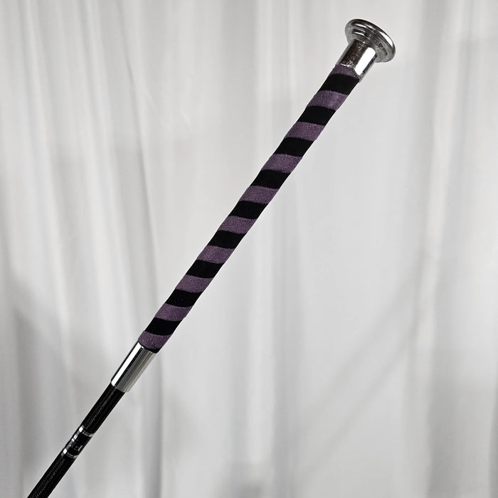 Dressage Whip with Nubuck Grip and Nickle Cap