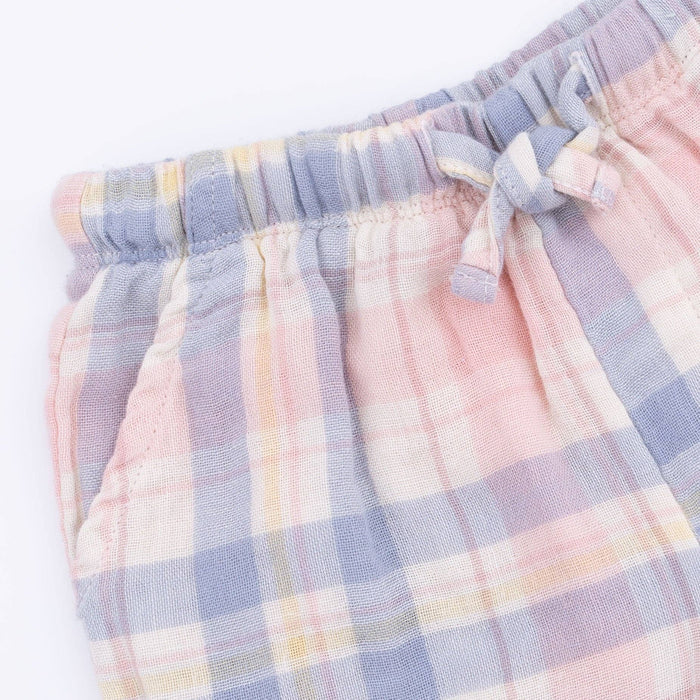 Dusty Plaid - Polo with Casual Short