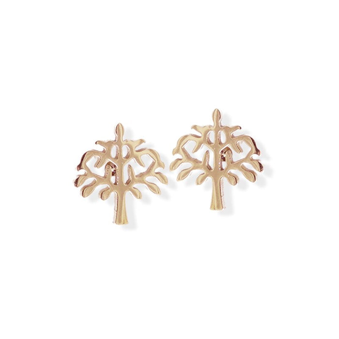 Rose Gold Tree Stud