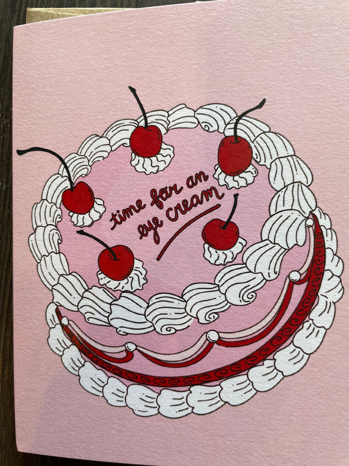 Eye Cream Birthday new design Greeting Card
