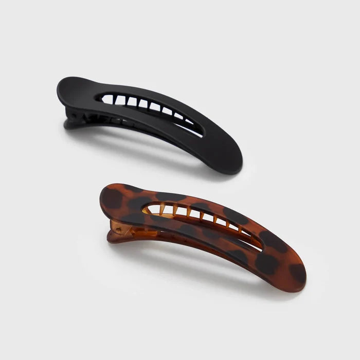 Flat Lay Claw Clip 2pc - Molly + Kate