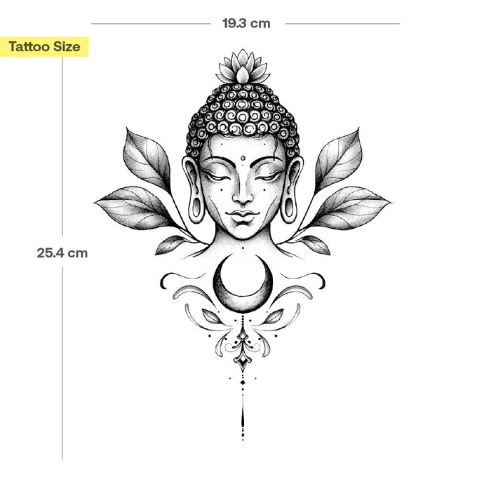 Großer spiritueller Buddha Tattoo