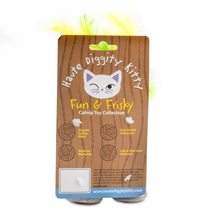 White Paw (Mango & Lime) Organic Catnip Toys - Dog.Dog.Cat.