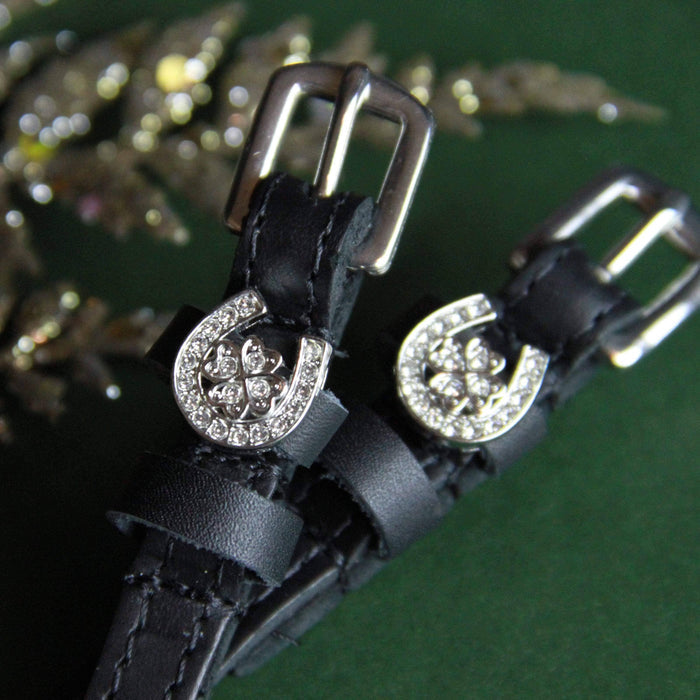 Horse Shoe Clover Spur Straps - The In Gate