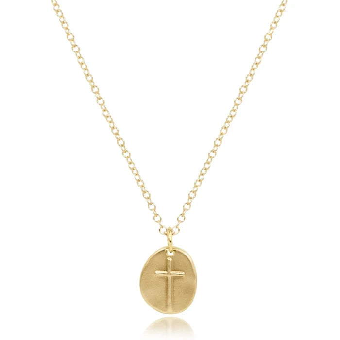 Inspire Charm Necklace - Gold - Molly + Kate