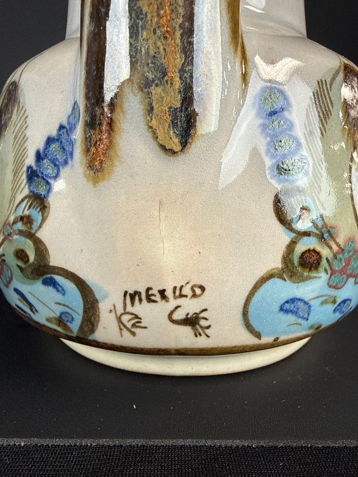 Ken Edwards Signed Handpainted Stoneware Teapot