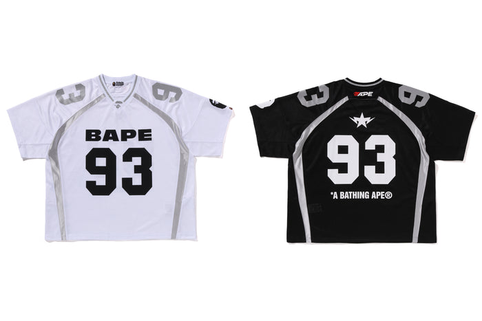 LINE CAMO JACQUARD RELAXED FIT FOOTBALL JERSEY