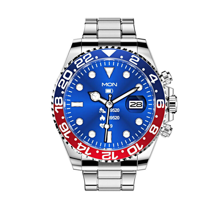 Red Blue Silver