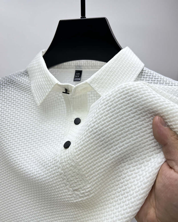 Men's Premium Mesh Ice Silk T-Shirt Quick Dry Material