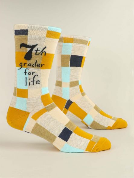 Men's Socks - 7th Grader for Life