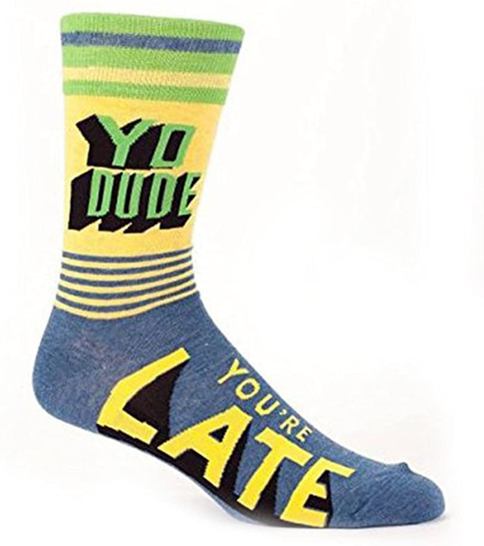 Dude, You're Late! Socks