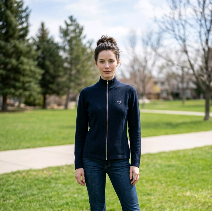 Myla Zip-Up Cardigan