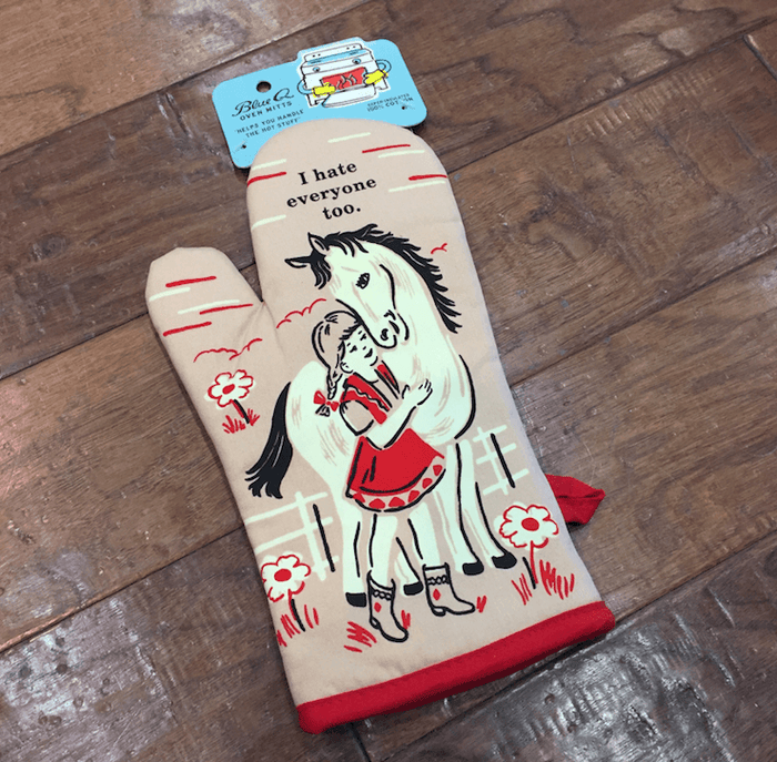 I Hate Everyone Too. Oven Mitt