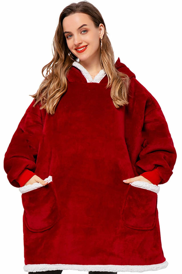 Short wine red / One Size