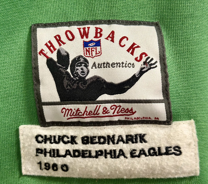Philadelphia Eagles Jersey Men's 56 Green Mitchell & Ness