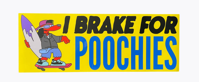 Poochie Bumper Sticker