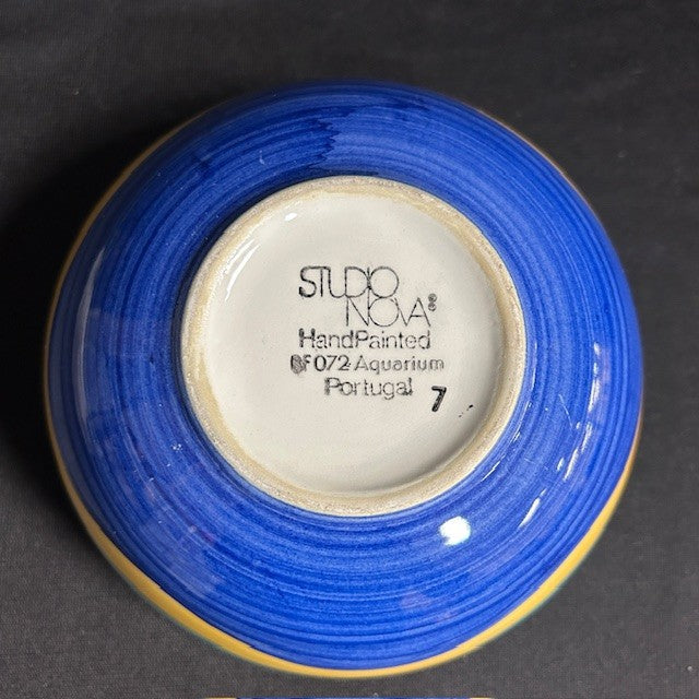 Portuguese "Aquarium" Plate & Bowl