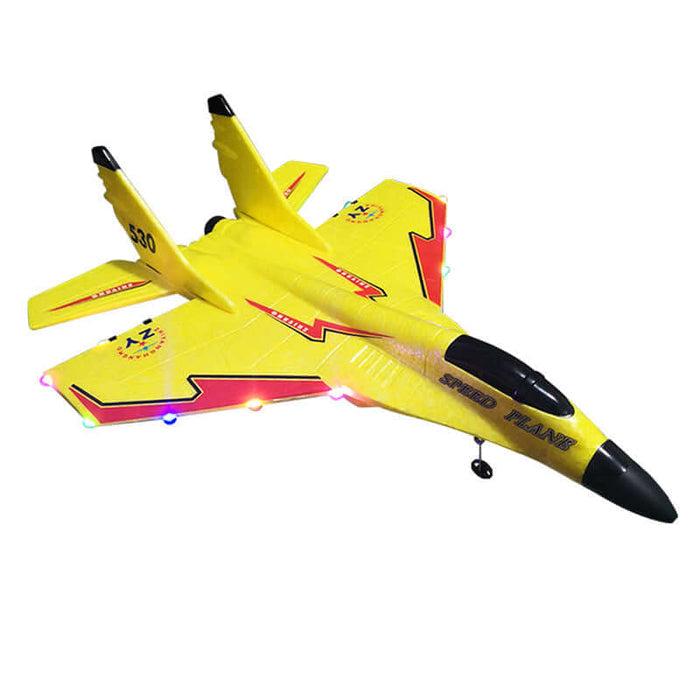 Remote Control Toy Fighter yellow mig 530.