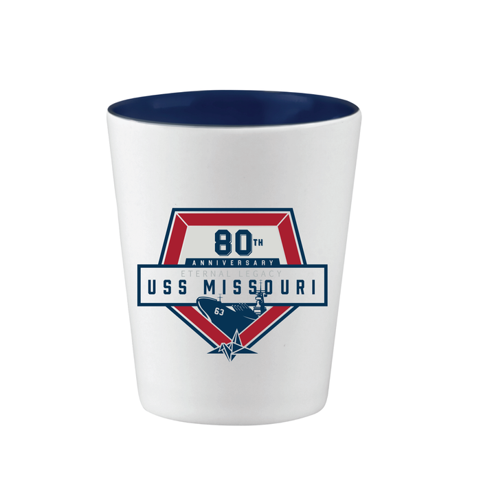 Shot Glass - 80th Anniversary Logo