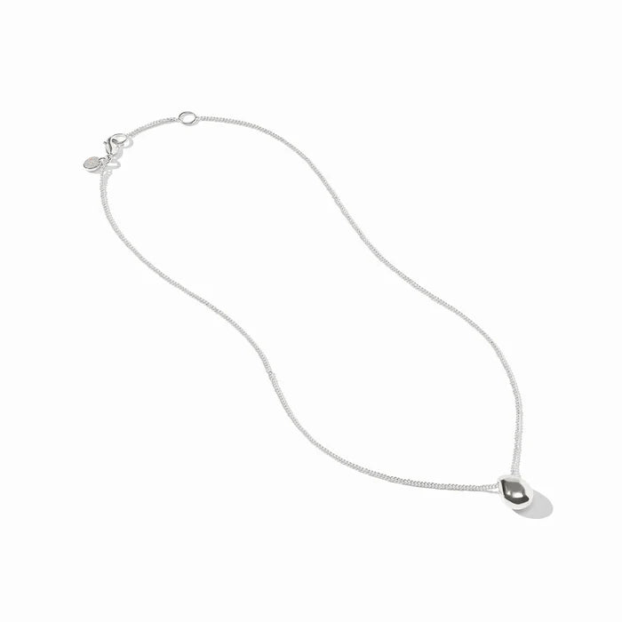 Silver Wave Delicate Necklace - Molly + Kate