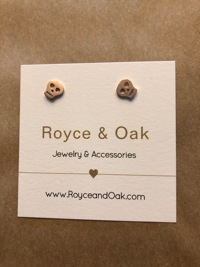 Skull Studs - Royce & Oak
